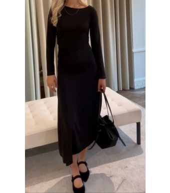 Opal Studio Amina Dress, Black