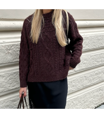 Isabel Marant Deotille Pullover, Burgundy