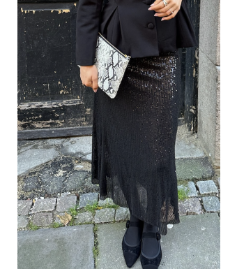 Tiffany Clothing Liva Palliet Skirt, Black