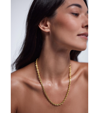 Anni Lu Golden Rope Necklace, Gold