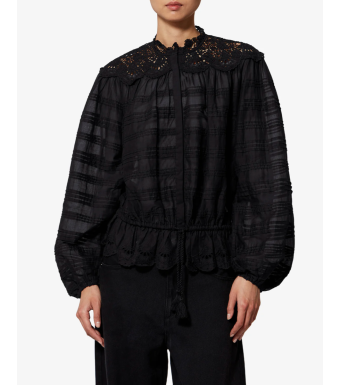 Isabel Marant Polly Top, Black