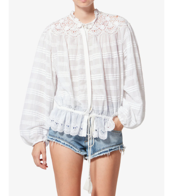 Isabel Marant Polly Top, White