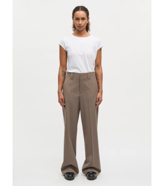 Mads Nørgaard Fine Jersey Teasy Tee Fav, White