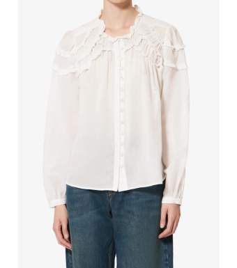 Isabel Marant Christa Top, White/white
