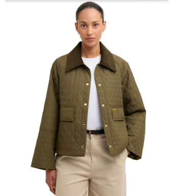 Barbour Kirby Quilt Jacket, Forest