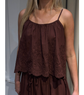 Tiffany Clothing Julia Top, Brown