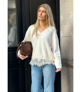 Anine Bing Lee Sweater A-09-3280, Cream