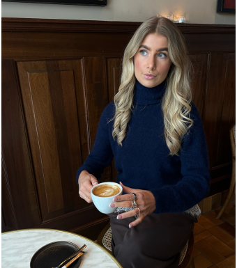 Opal Studio Magna Rollneck, Navy