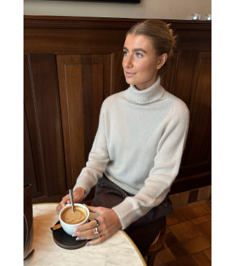 OPAL STUDIO Magna Rollneck, Cream