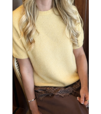 Opal Studio Magna Short Sleeve 707, Butter Yellow