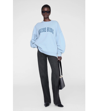 Anine Bing Miles Sweatshirt Anine Bing A-08-10025, Pale Blue