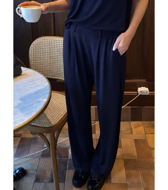 Opal Studio Amina Pants, Navy