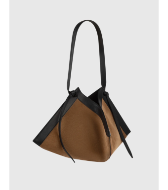 YUZEFI Wonton Suede, Cognac