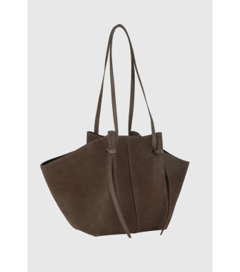 YUZEFI Large Mochi Suede, Nutmeg