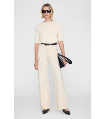Anine Bing Brie Jeans, Cream