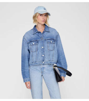 Anine Bing Jeremy Baseball Cap S-12-9084, Lucid Blue