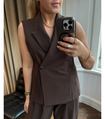 Opal Studio Sassi Vest, Mocca