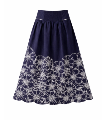 Farm Rio Skirt Blue Richelieu, Blue