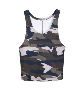 Ragdoll Workout Tank, Camo Army