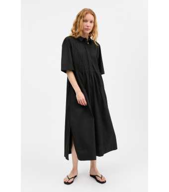 Skall Studio Dot Shirtdress, Black