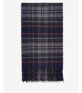 Barbour Tartan Scarf Lampwool, Navy