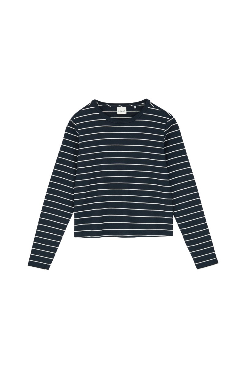 Skall Studio Loui Blouse, Navy/white Stripe