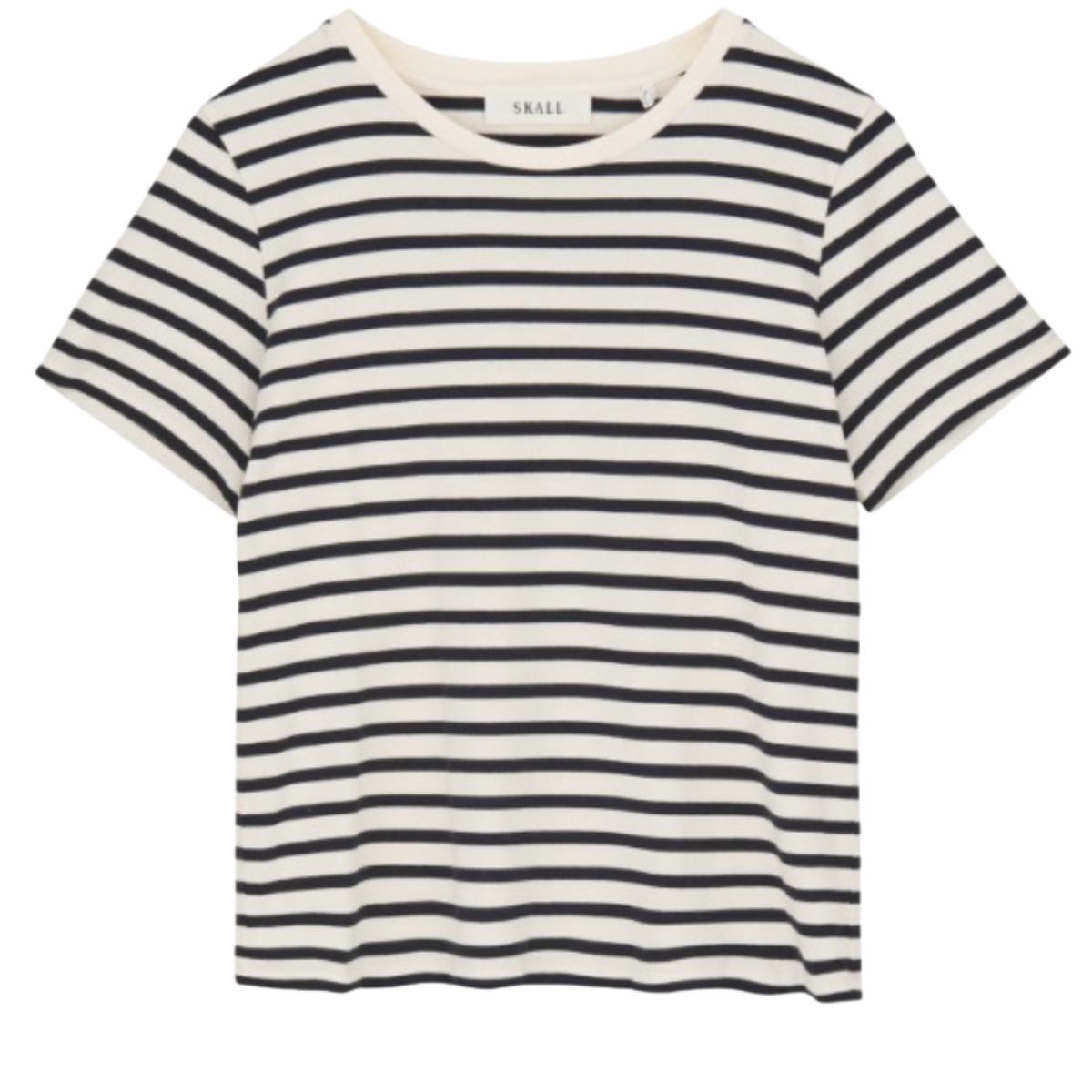 Skall Studio Loui Regular Tee, Dark Navy/white Stripe