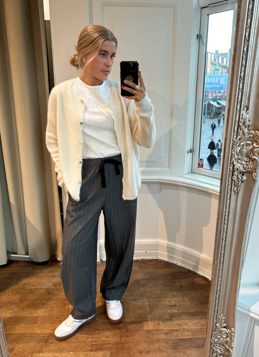 Tiffany Clothing Hailey Pants, Grey Stripe