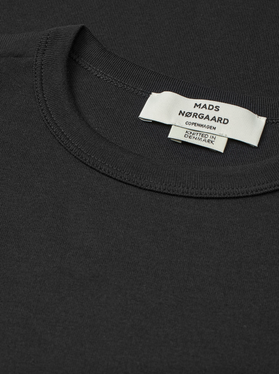 Mads Nørgaard June Tee Grace Jersey Stripe, Black